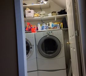 laundry room cleaned up, laundry rooms, organizing