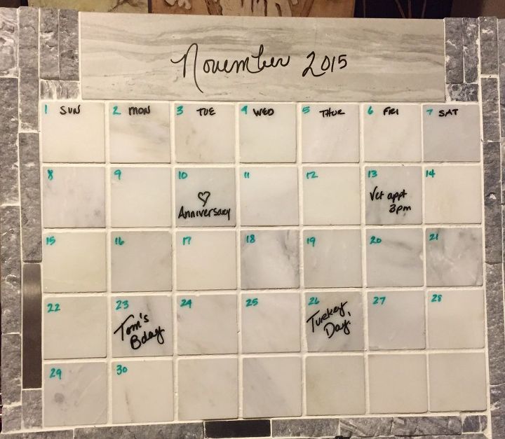 Marble and Stone Perpetual Calendar Hometalk Marble and Stone Perpetual Calendar Hometalk