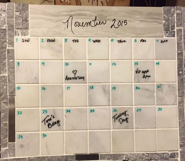 calendario perpetuo de mrmol y piedra