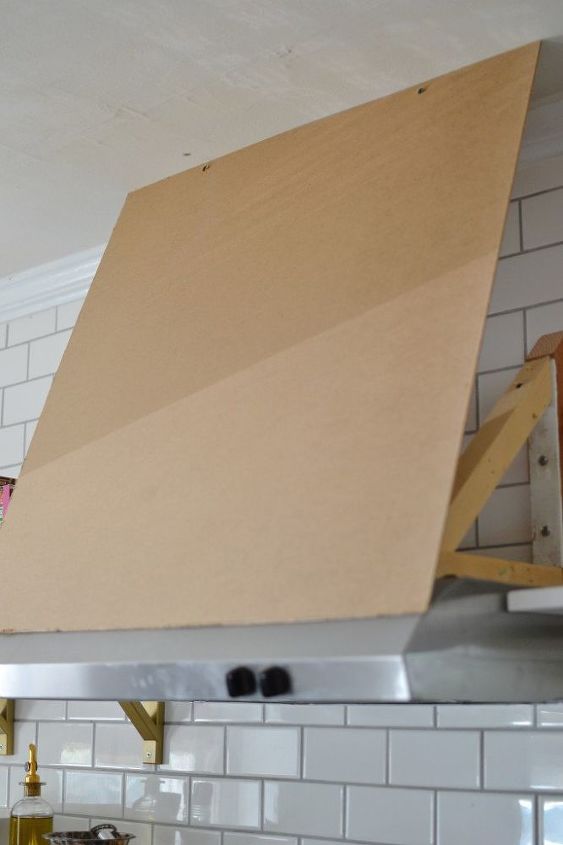 how i built a range hood cover, diy, kitchen design, woodworking projects