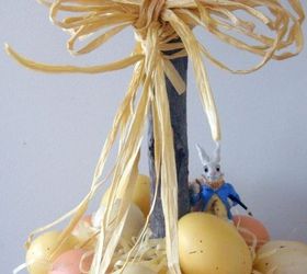 easter egg topiary, crafts, easter decorations, seasonal holiday decor