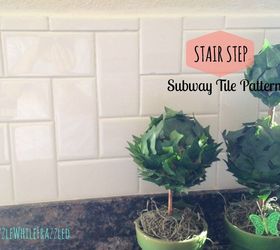 stair step your way to a new kitchen backsplash, diy, kitchen backsplash, kitchen design, tiling
