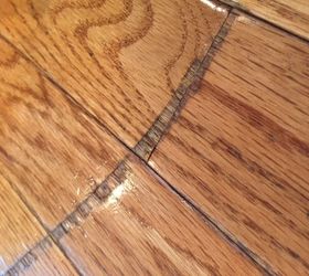 Deep scratches on hardware floors - deep and covering ...
