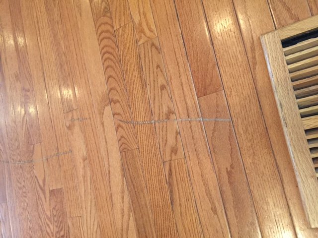 Deep Scratches On Hardware Floors Deep And Covering Multiple Boards Hometalk Deep Scratches On Hardware Floors Deep And Covering Multiple Boards Hometalk