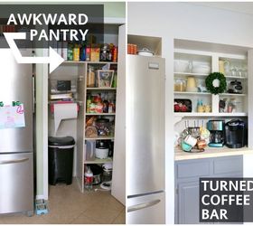 Kitchen Pantry Converted to a Coffee Bar