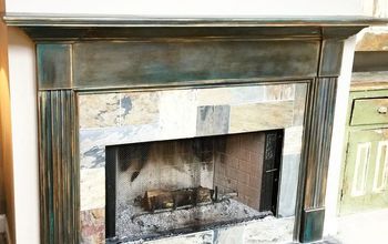 Fireplace Mantel Refinishing!
