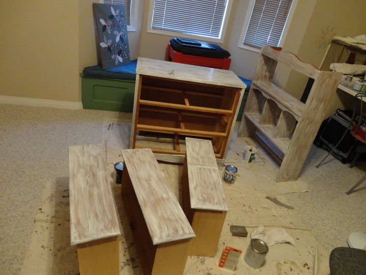 office craft room makeover, chalk paint, craft rooms, diy, painted furniture, repurposing upcycling, woodworking projects