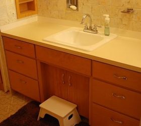 the time i spray painted my countertops and why you should too, bathroom ideas, countertops, painting