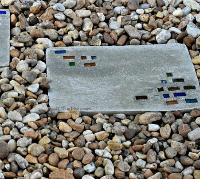 s 17 amazing garden features we ve been saving for summer, gardening, outdoor living, ponds water features, Their geometric garden stepping stones