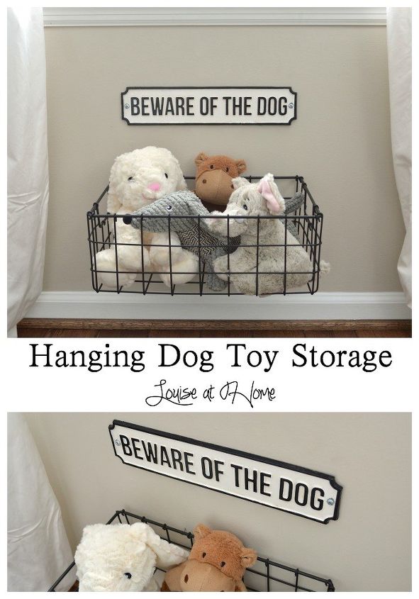 almacenamiento de juguetes colgantes para perros