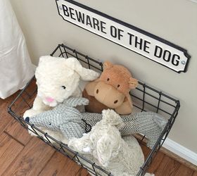 hanging dog toy storage, storage ideas