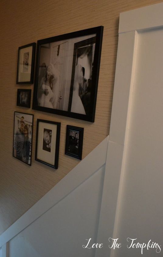 how i added faux board and batten to our stairwell, diy, flooring, foyer, home maintenance repairs, stairs