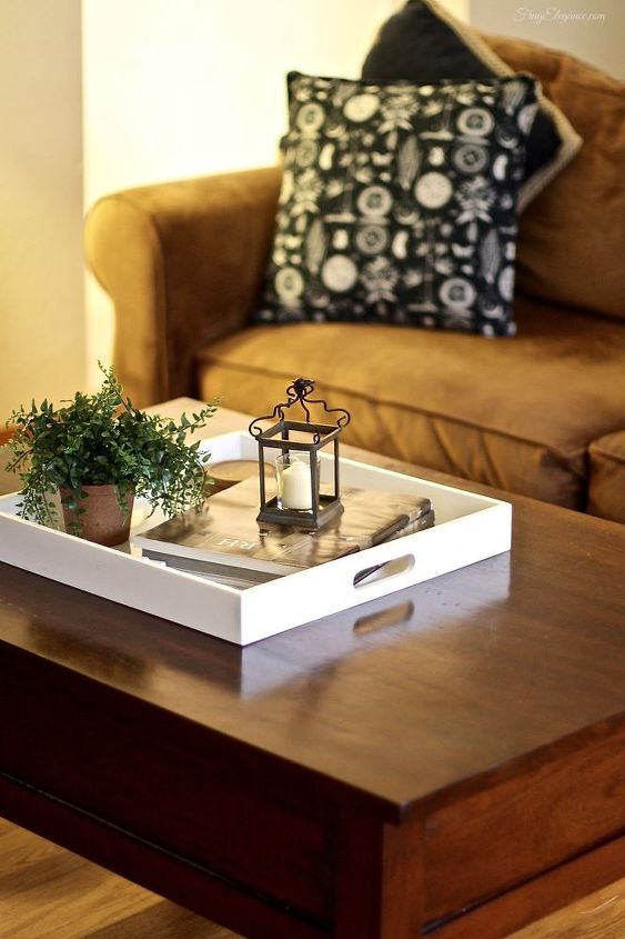 easy home decorating with trays, home decor