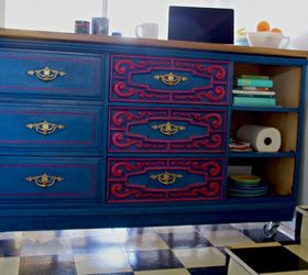 turn a thrift store bargain into a kitchen island, kitchen design, kitchen island, painted furniture, repurposing upcycling