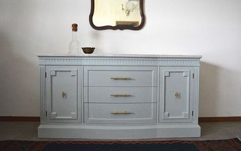 Before+After: Boring Sideboard to Super Sophisticated Sideboard