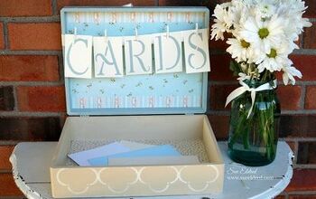 Cómo crear una caja de tarjetas de recuerdos de boda...