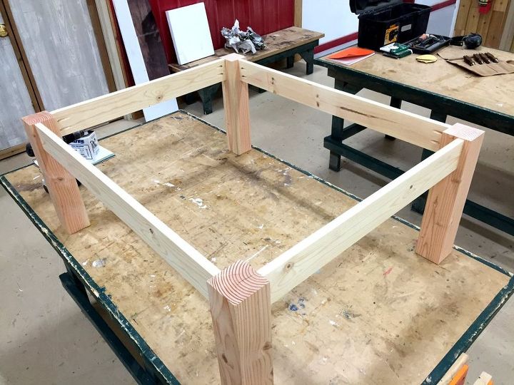 construir una mesa de centro rstica