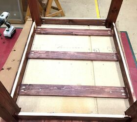 build a rustic farmhouse coffee table, diy, painted furniture, rustic furniture, woodworking projects