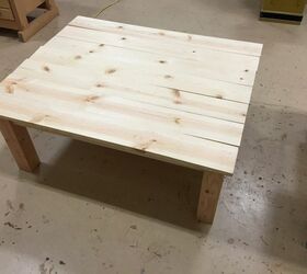 build a rustic farmhouse coffee table, diy, painted furniture, rustic furniture, woodworking projects