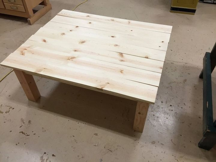 construir una mesa de centro rstica