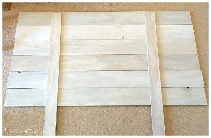 diy wooden headboard, diy, how to, painted furniture, woodworking projects