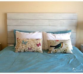 diy wooden headboard, diy, how to, painted furniture, woodworking projects