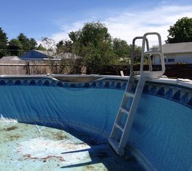 my 24 foot round above ground pool seats broke in four places