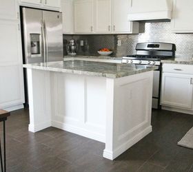 diy stacked cabinet kitchen makeover, kitchen cabinets, kitchen design
