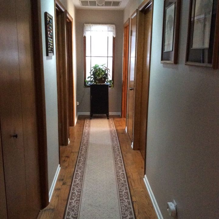 my long dark hallway needed some lights, diy, foyer, home maintenance repairs, lighting, repurposing upcycling