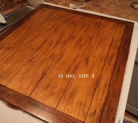 refinish ugly maple cubboards, Last step