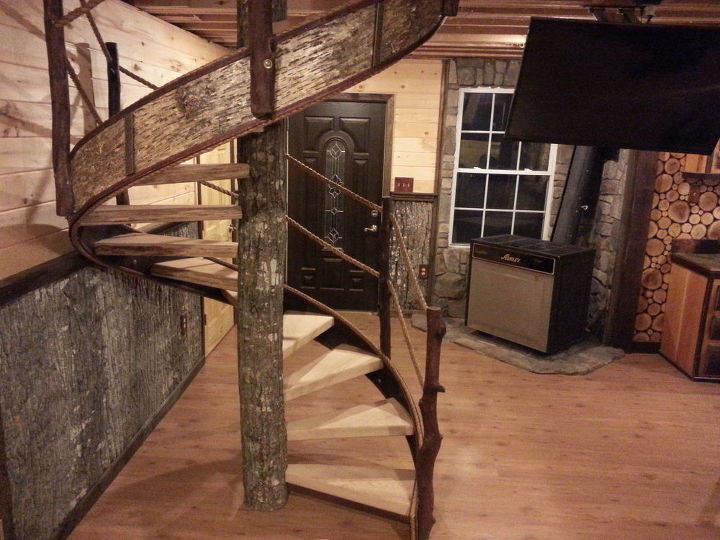 bark walls harvesting poplar bark, diy, repurposing upcycling, wall decor