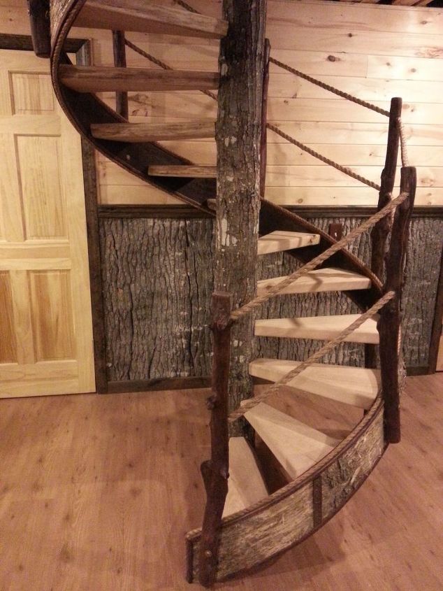 bark walls harvesting poplar bark, diy, repurposing upcycling, wall decor