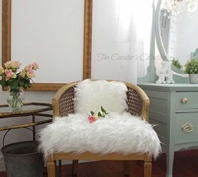 a furlicious boudoir chair, painted furniture, reupholster