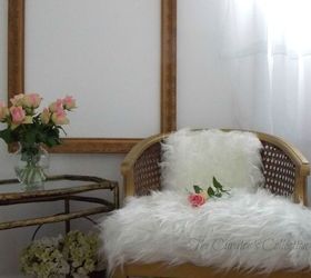 a furlicious boudoir chair, painted furniture, reupholster