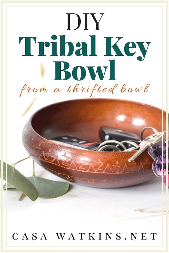 tigela de chave tribal diy da saving bowl