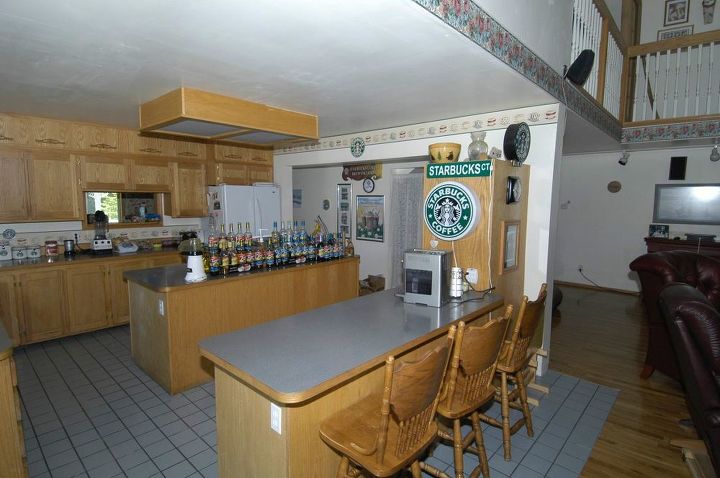 my kitchen re do on a budget love how it turned out, kitchen design, rustic furniture