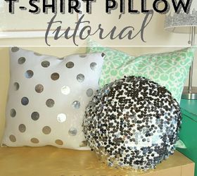 shirt pillow tutorial, crafts, repurposing upcycling