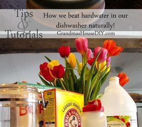 homemade dishwasher detergent how we beat our hard water naturally, cleaning tips