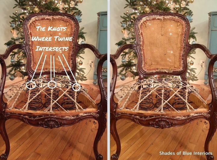 reparacin y cambio de imagen de una silla francesa