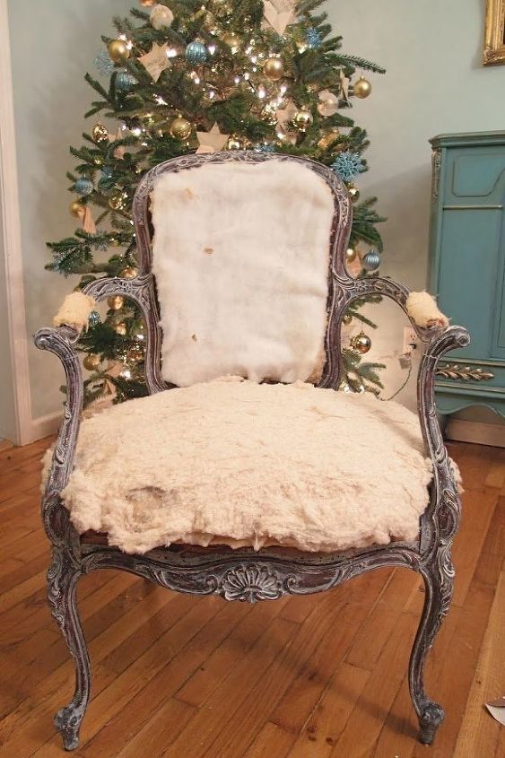 french chair repair and makeover, painted furniture, reupholster