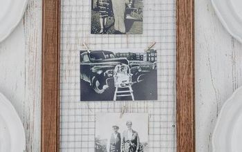 Unique Way to Display Photos in a DIY Picture Frame