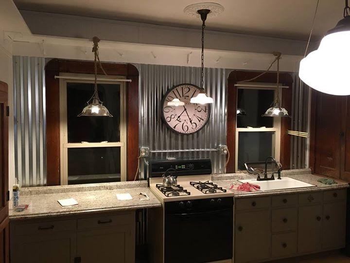 Rustic Farmhouse Backsplash Kitchen<br /> in KITCHEN REMODEL TO FARMHOUSE INDUSTRIAL | Hometalk id=14224 KITCHEN REMODEL TO FARMHOUSE INDUSTRIAL | Hometalk