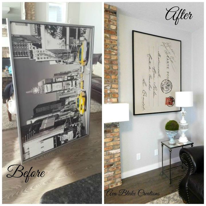 Ikea Wall Art Upcycle Hometalk Ikea Wall Art To Restoration Hardware Letter All In One Crafts Repurposing Upcycling