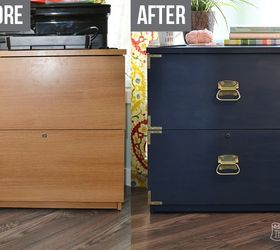a new life for an old filing cabinet, chalk paint, painted furniture