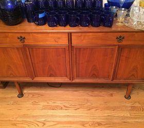 drexel declaration sideboard makeover, cleaning tips, painted furniture
