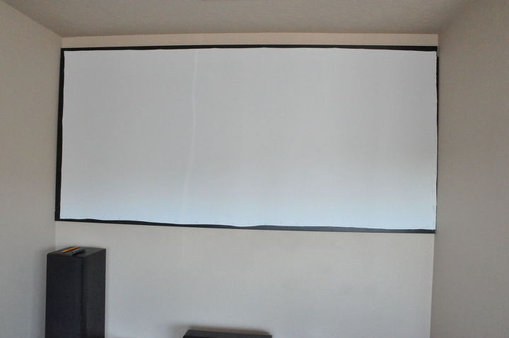 movie night make your own projector screen for less than 100, diy, how to, wall decor