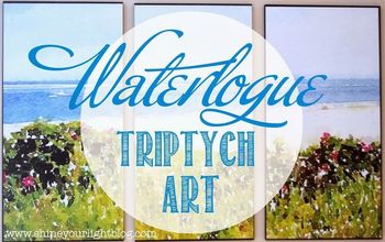 Waterlogue Triptych Art
