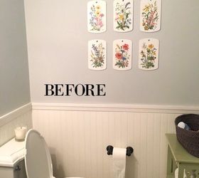 french rustic powder room, bathroom ideas, painting
