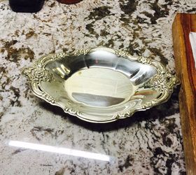 making grandma s silver shine again, cleaning tips, Silver plated dish AFTER