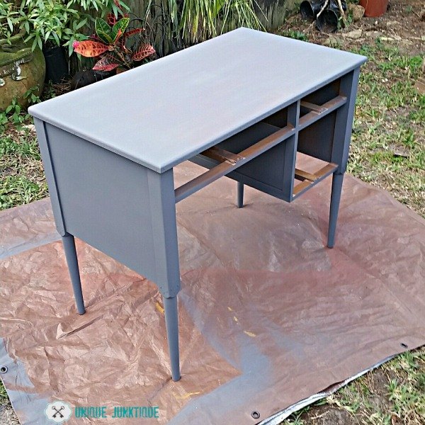 mesa de metal falso com tintas calcrias e metlicas da craftstore